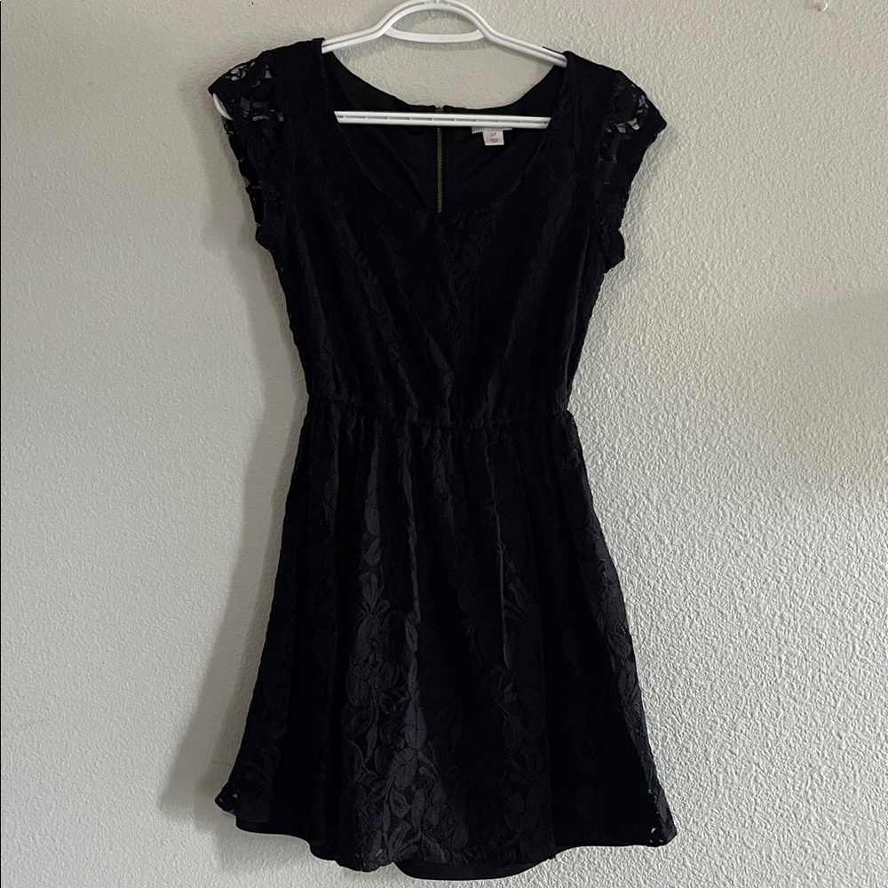 Xhilaration Black Lace Dress